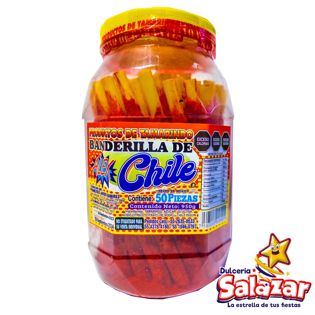 TAMARINDO BANDERILLA GRANDE CHILE ALEX -V.1KG- "C/12/50"