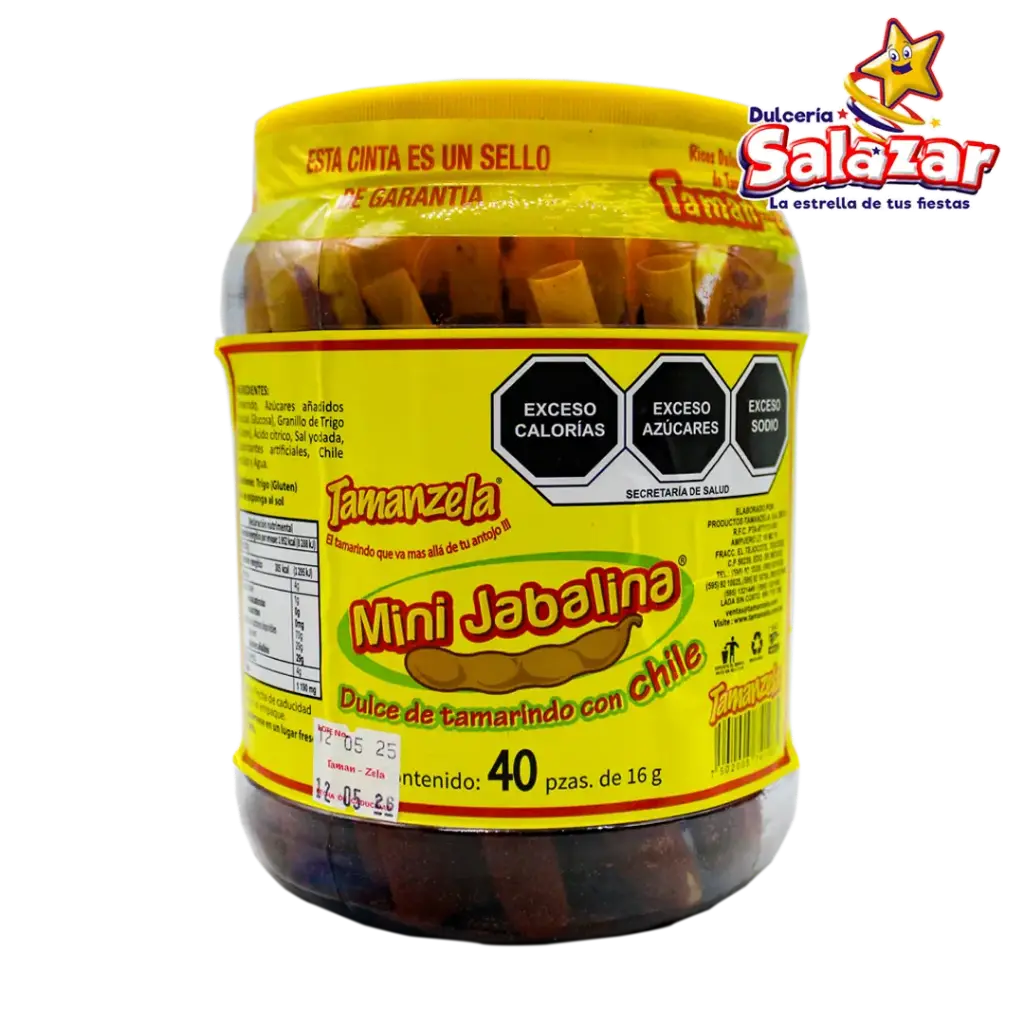 TAMARINDO BANDERILLA MINI CHILE TAMANZELA -V.50PZA- "C/12/50"