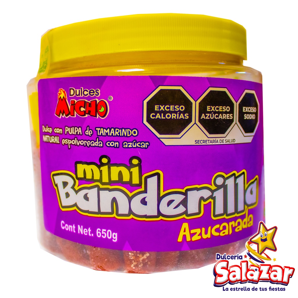 [MIC0017] TAMARINDO BANDERILLA MINI TAMARINDO AZUCAR MICHO -V.650G- "C/12/65"