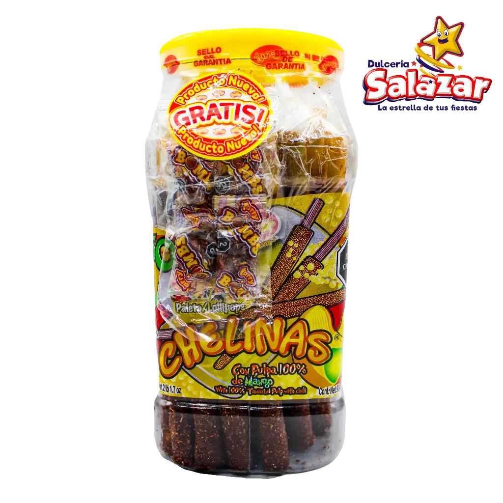 [TAY0007] TAMARINDO CHELINAS MANGO C/CHILE TARRY -V.900GR- "C/9/50"