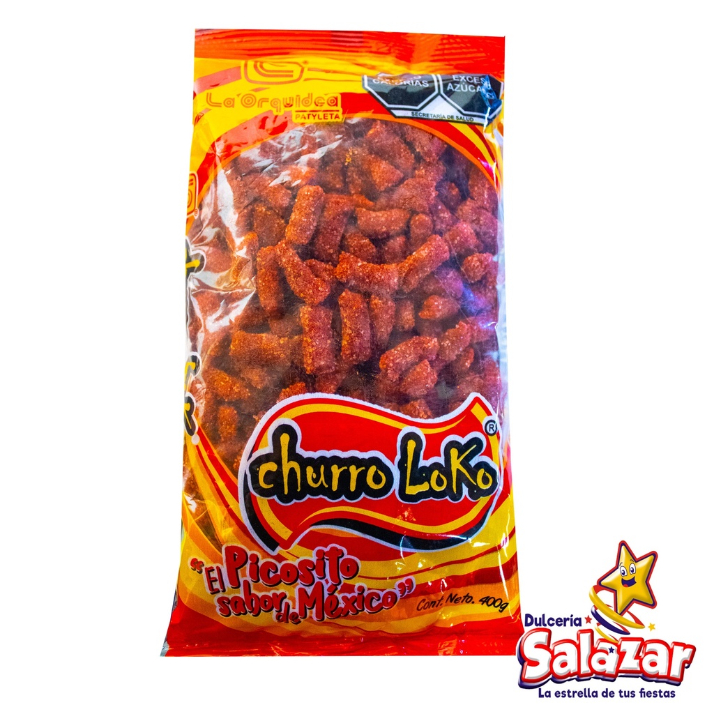 [PAT0002] TAMARINDO CHURRO LOKO -B.400G- "C/30/1"
