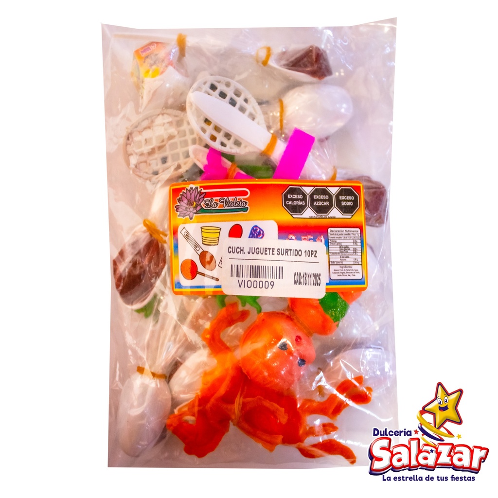 TAMARINDO CUCHARA C/JUGUETE SURTIDO -B.10PZA- "C/40/1"