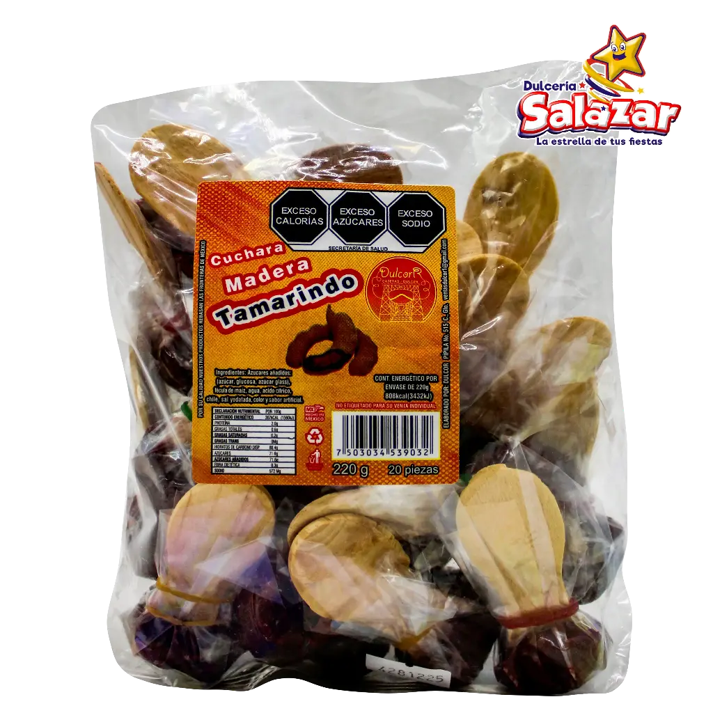 [CRA0034] TAMARINDO CUCHARA MADERA TAMARINDO CORTAZAR -B.200G- "C/20/20"