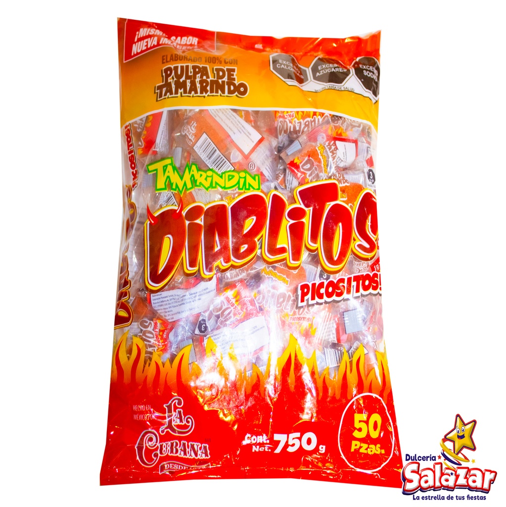 TAMARINDO DIABLITOS ENCHILADO -B.750G- "C/14/50"