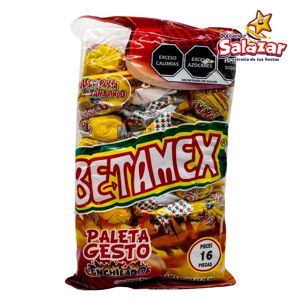 TAMARINDO PALETA GESTO ENCHILADA BETAMEX -B.960G- "C/18/16"
