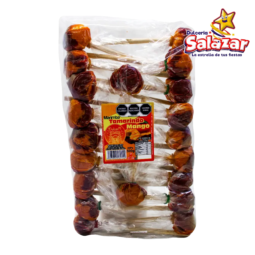 PALETA TAMARINDO MARIMBA BISABOR CORTAZAR -B.20PZA- "C/20/20"
