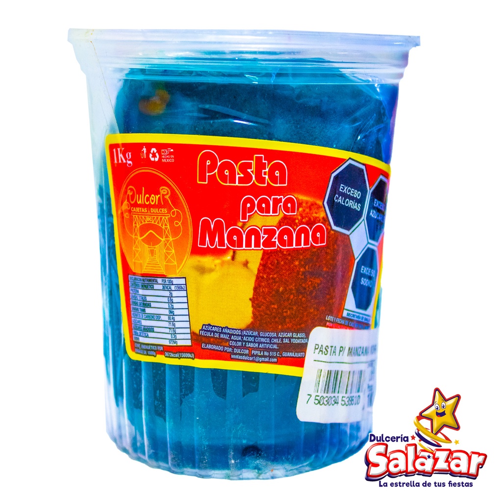 TAMARINDO PASTA P/ MANZANA MORA AZUL DULCOR -BOT.1KG- "C/16/1"