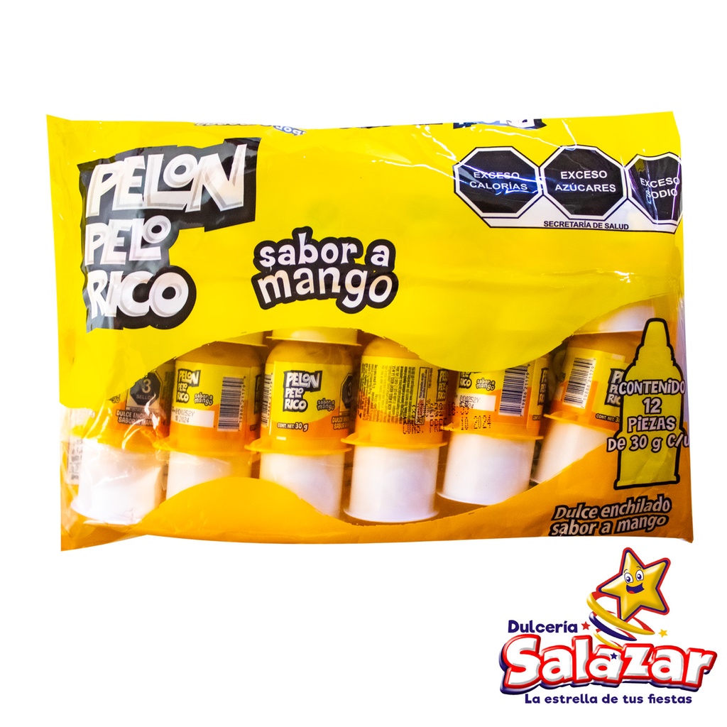 TAMARINDO PELON PELO RICO GRANDE SABOR MANGO -B.360G- "C/24/12"