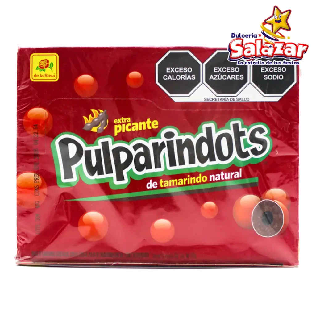 TAMARINDO PULPARINDOTS EXTRA PICANTE DISPLAY -D.600GR. "C/16/20"