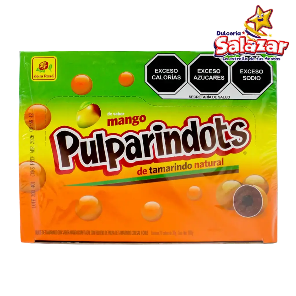 [ROS0441] TAMARINDO PULPARINDOTS MANGO DISPLAY DLR -D.600GR- "C/16/20"