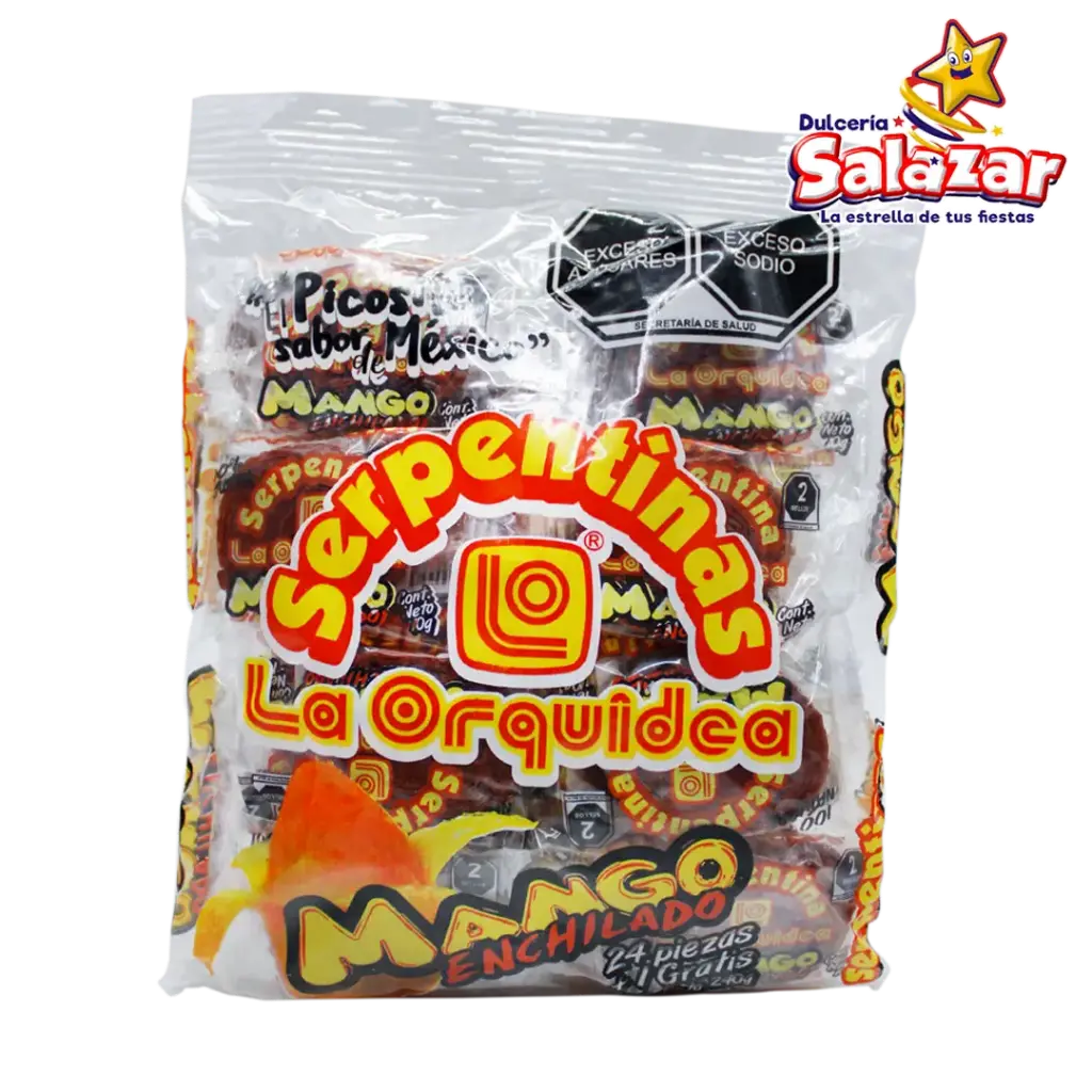 [PAT0028] TAMARINDO SERPENTINA MANGO PATYLETA -B.240G- "C/36/24"