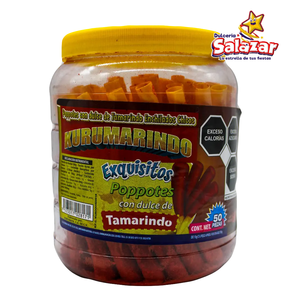 [KUR0049] TAMARINDO BANDERILLA CHILE CHICA KURUMAY -V.750G- "C/12/50"