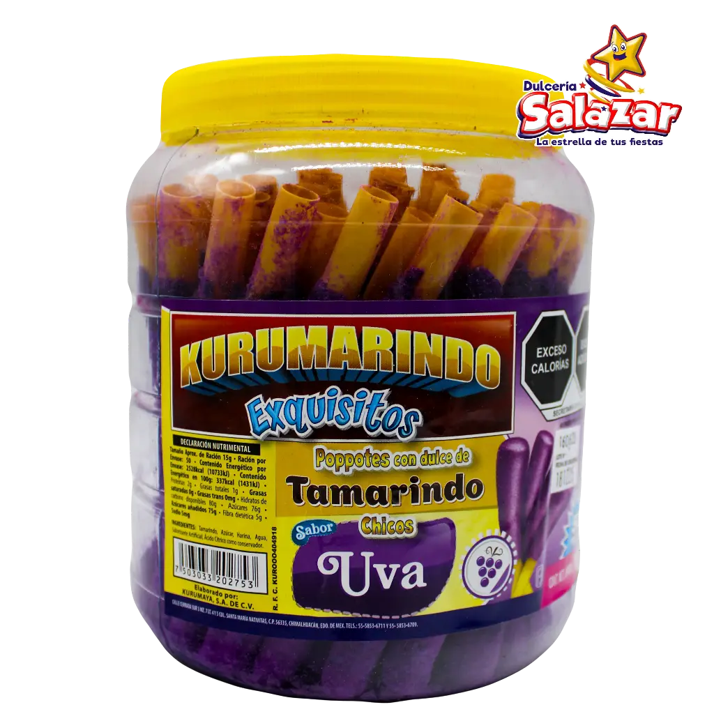 [KUR0042] TAMARINDO BANDERILLA UVA CHICA KURUMAYA -V.750G- "C/12/50"