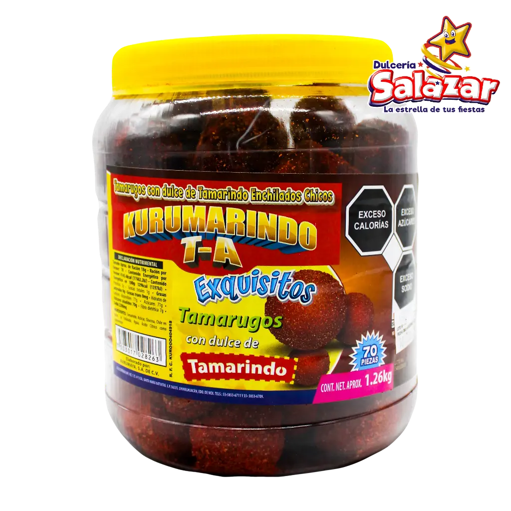 [KUR0028] TAMARINDO TARUGO KURUT-A CHICO KURUMAYA -V.1.2KG- "C/12/70"