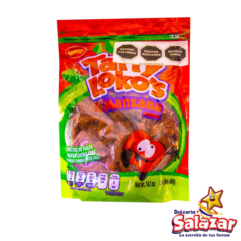 [TAY0006] TAMARINDO TARRY LOKOS MANZANA -B.400GR- "C/10/1"