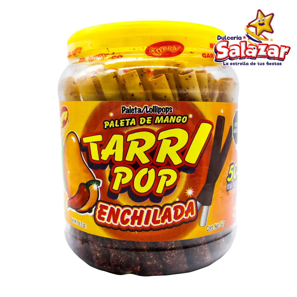 TAMARINDO TARRY POP MANGO ENCHILADA -V.540GR- "C/12/50"