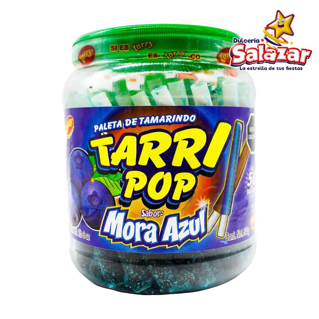 TAMARINDO TARRY POP MORA AZUL -V.540GR - "C/12/50"