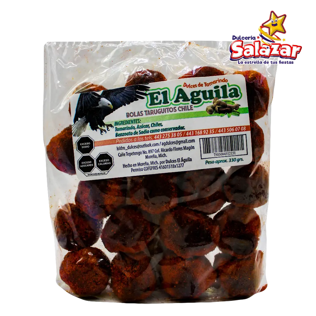 TAMARINDO TARUGO CHILE GRANDE EL AGUILA JOAQUIN -B.330G- "C/20/20"