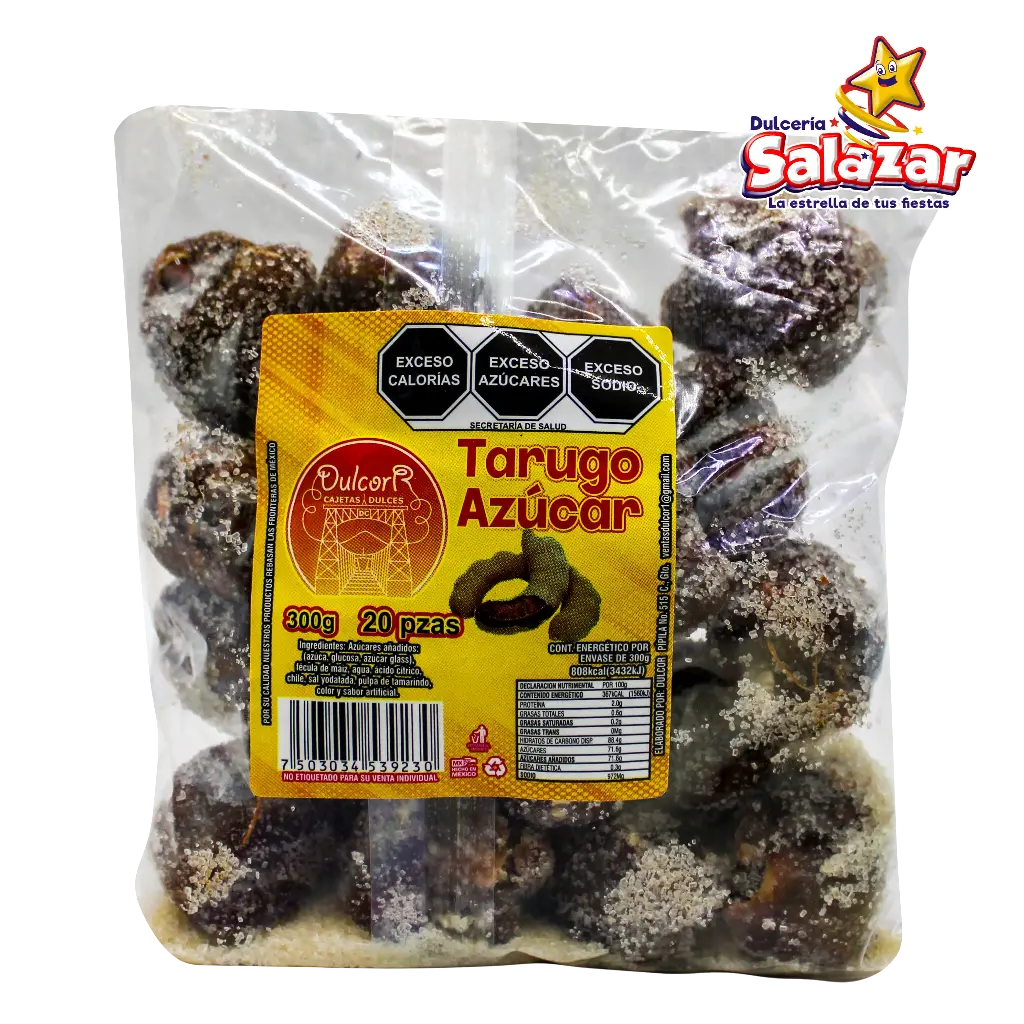TAMARINDO TARUGO AZUCAR CORTAZAR -B.350G- "C/25/20"