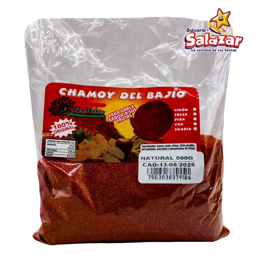 [VIO0038] TAMARINDO VIOLETA CHAMOY NATURAL -B.500G- "C/24/1"