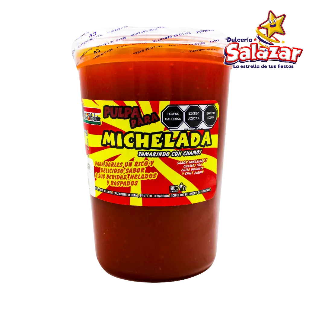 [VIO0025] TAMARINDO VIOLETA PULPA PARA MICHELADA MANGO -BOT.1.36KG- "C/6/1"