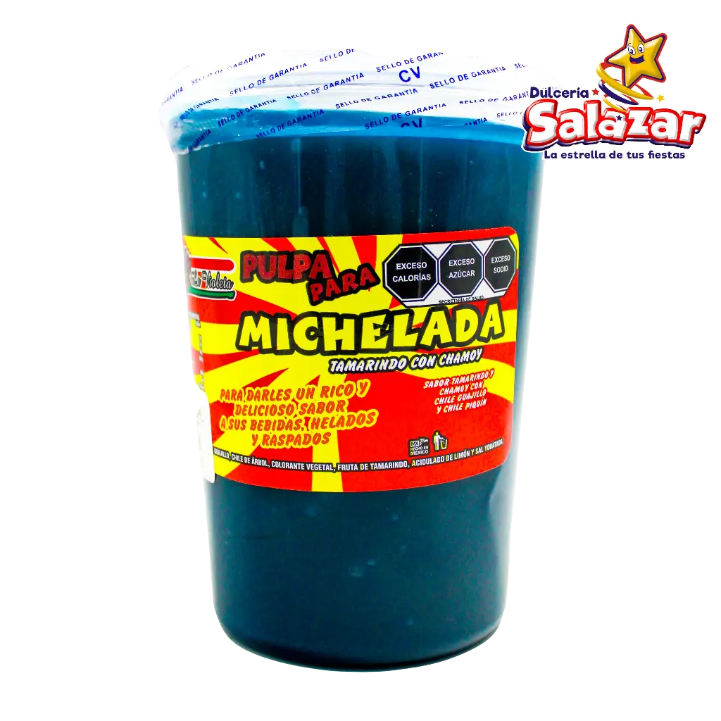 TAMARINDO VIOLETA PULPA PARA MICHELADA MORA AZUL -BOT.1.35KG- "C/6/1"