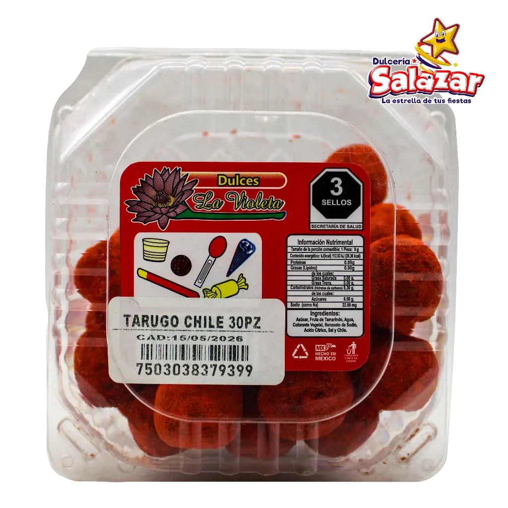 [VIO0031] TAMARINDO VIOLETA TARUGO CHILE -E.600G- "C/12/30"