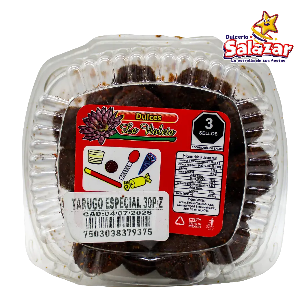 [VIO0030] TAMARINDO VIOLETA TARUGO ESPECIAL -E.600G- "C/12/30"