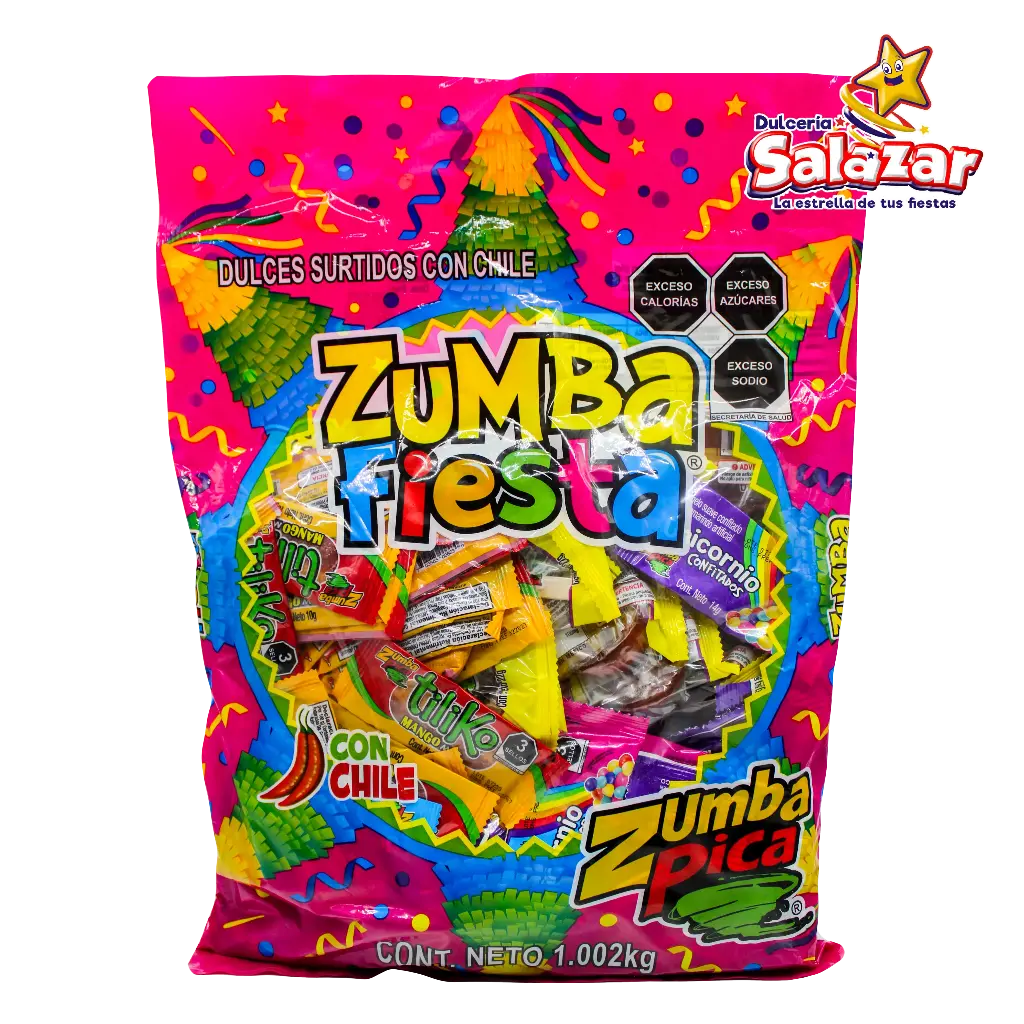 TAMARINDO ZUMBA FIESTA SURTIDO -B.978G- "C/6/1"