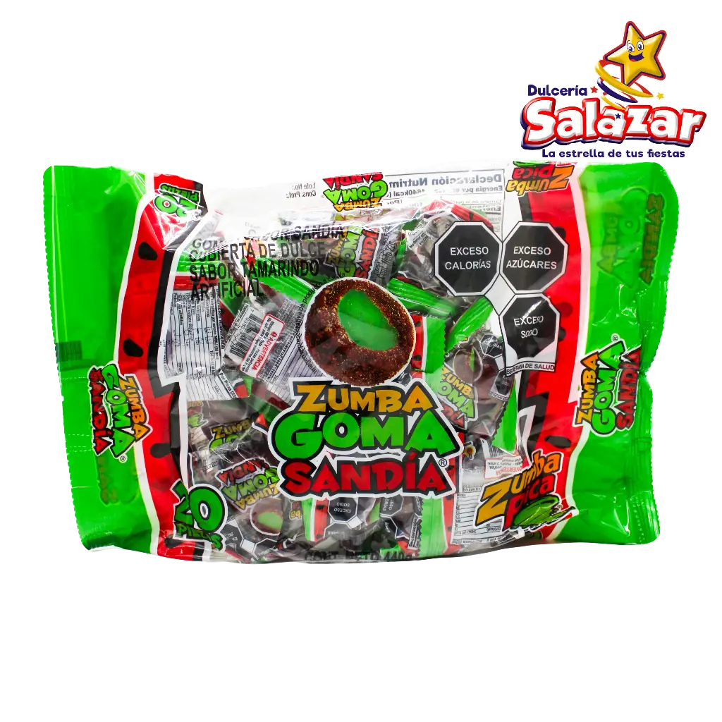 [ZUM0067] GOMA SANDIA ZUMBA -B.440G- "C/20/20"