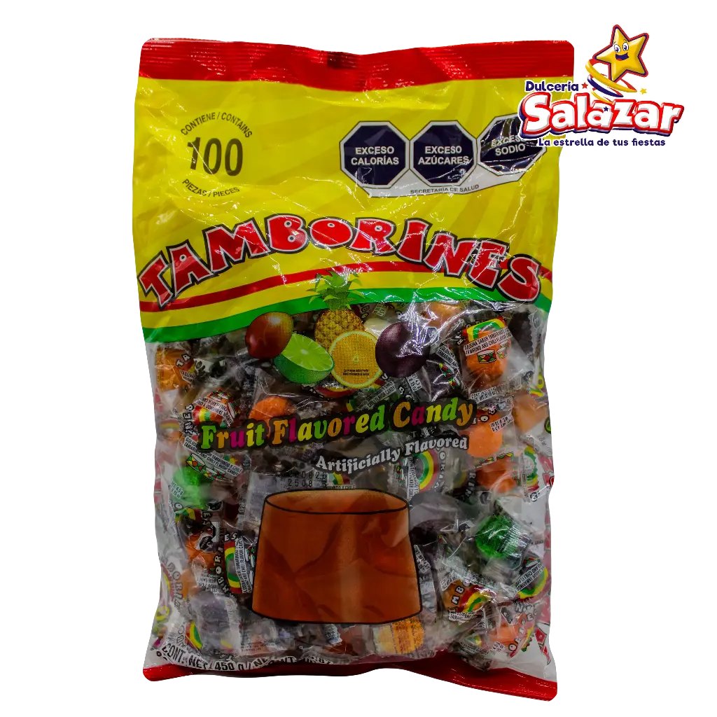 [TEC0011] TAMBORINES SABORES -B.-450G.- "C/20/100"
