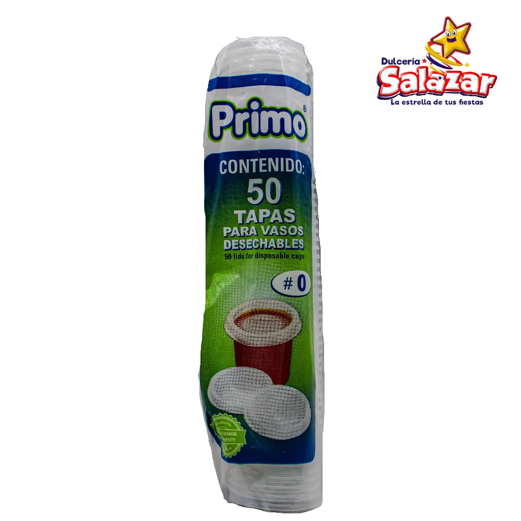 TAPA PLASTICO #0 PRIMO -B.50PZA- "C/40/50"