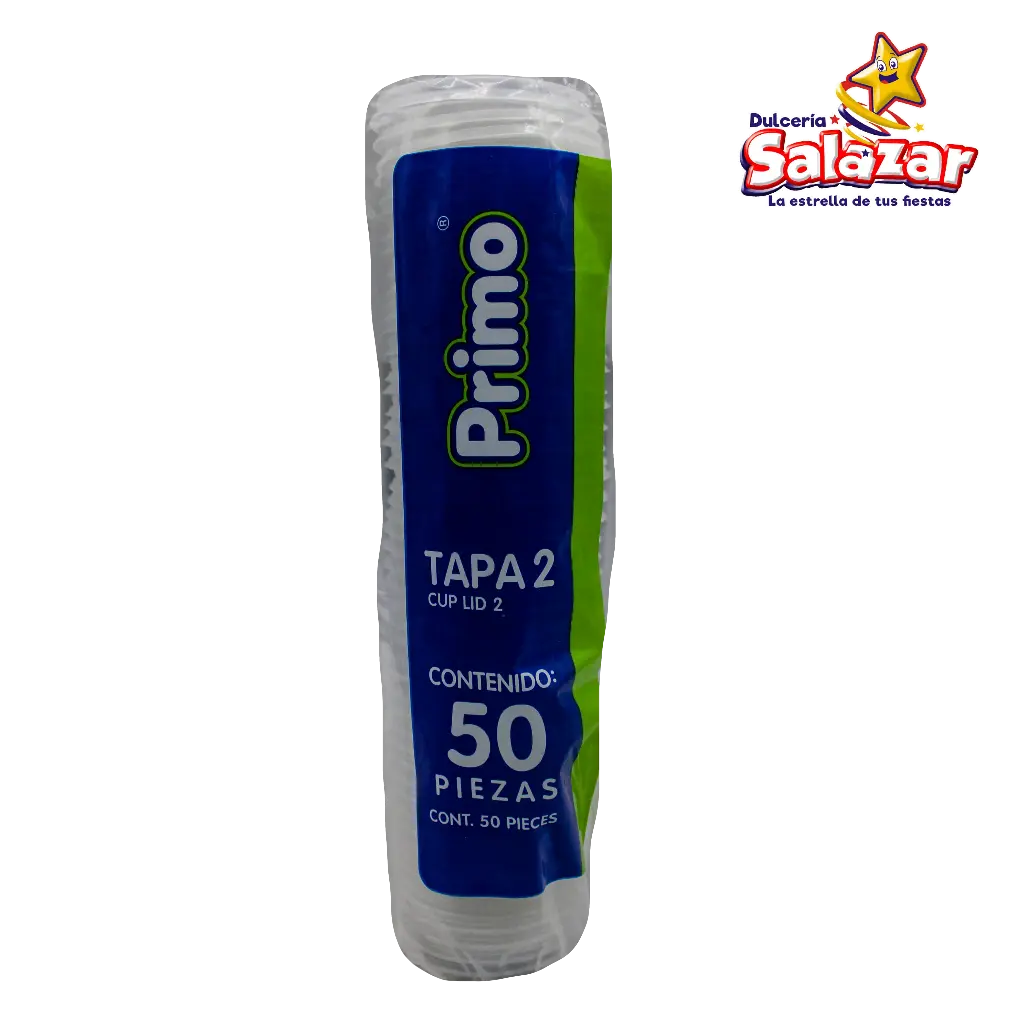 TAPA PLASTICO PRIMO #2 -B.50PZA- "C/40/50"