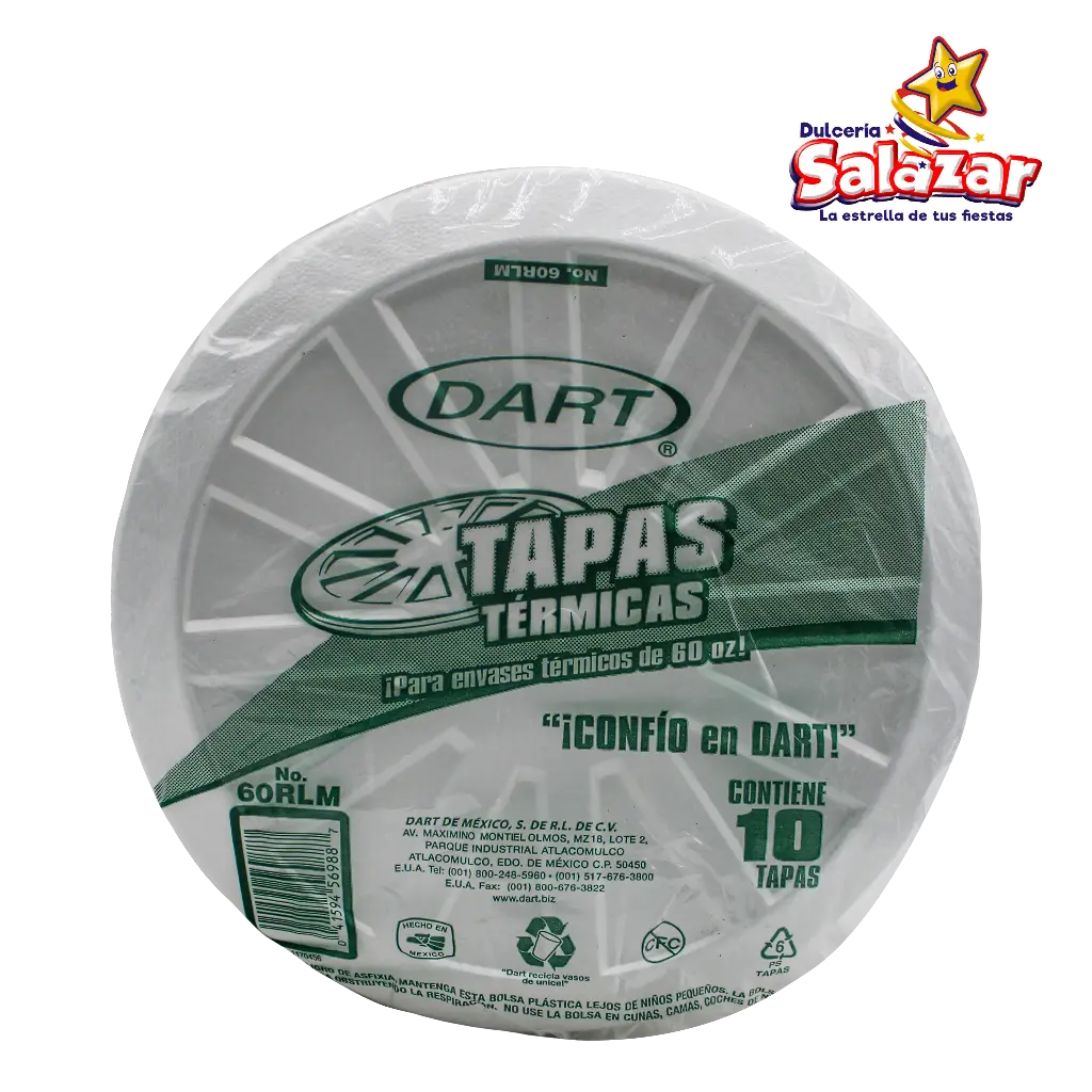 TAPA TERMICA DART #60 60RLM "C/30/10"