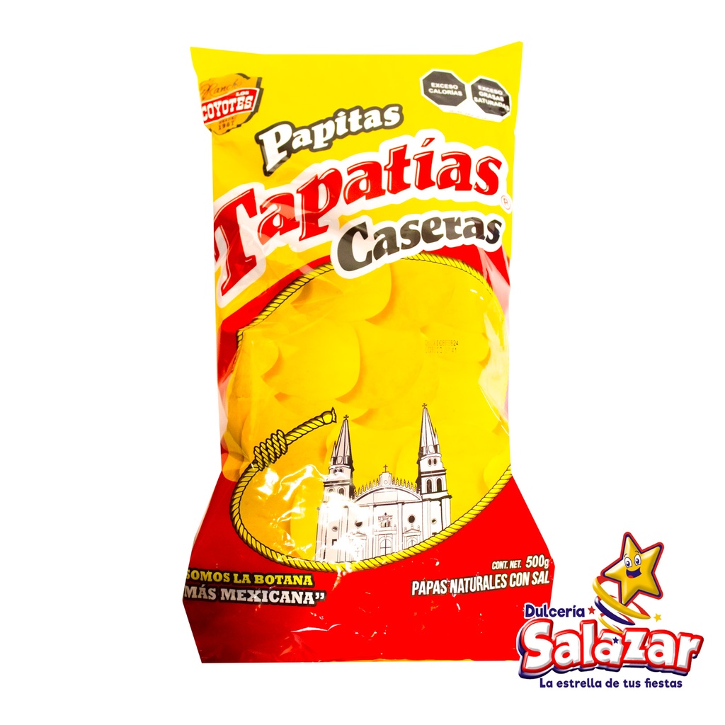 [COY0005] TAPATIAS CASERAS LOS COYOTES -B.500G- "C/12/1"
