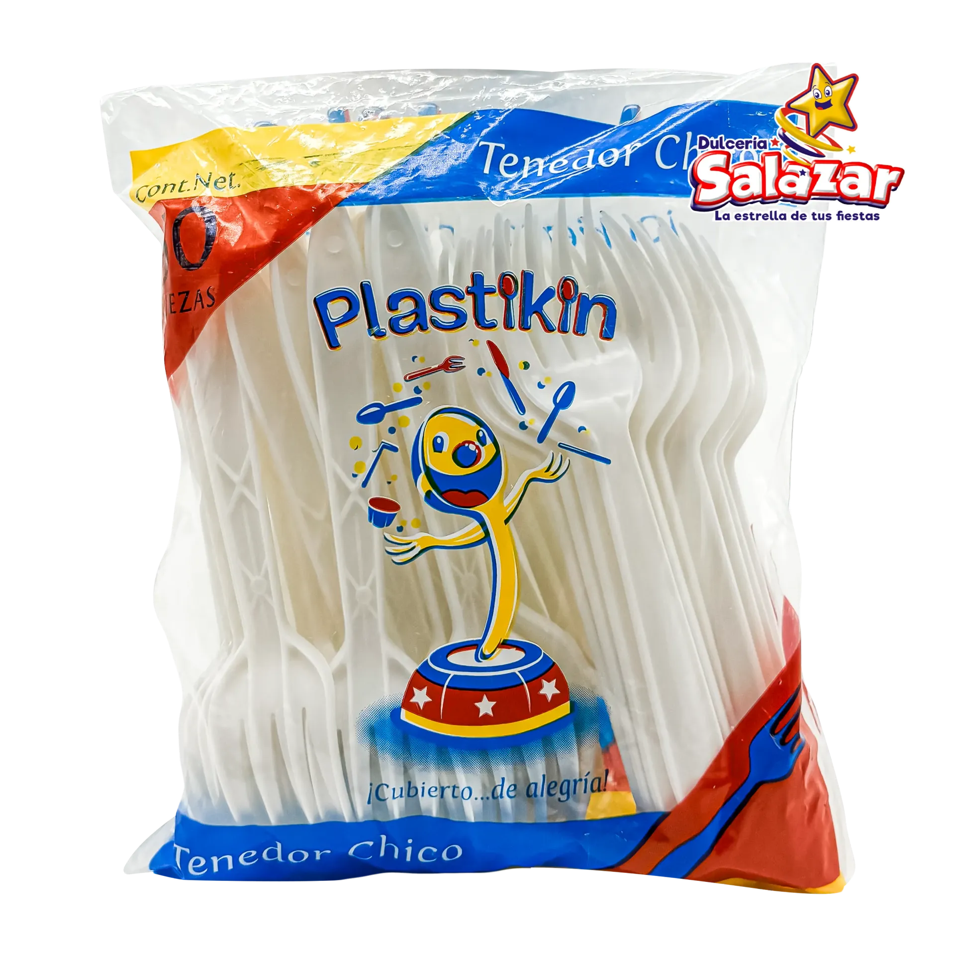 TENEDOR CHICO PLASTIKIN -B.50P- "C/60/50"