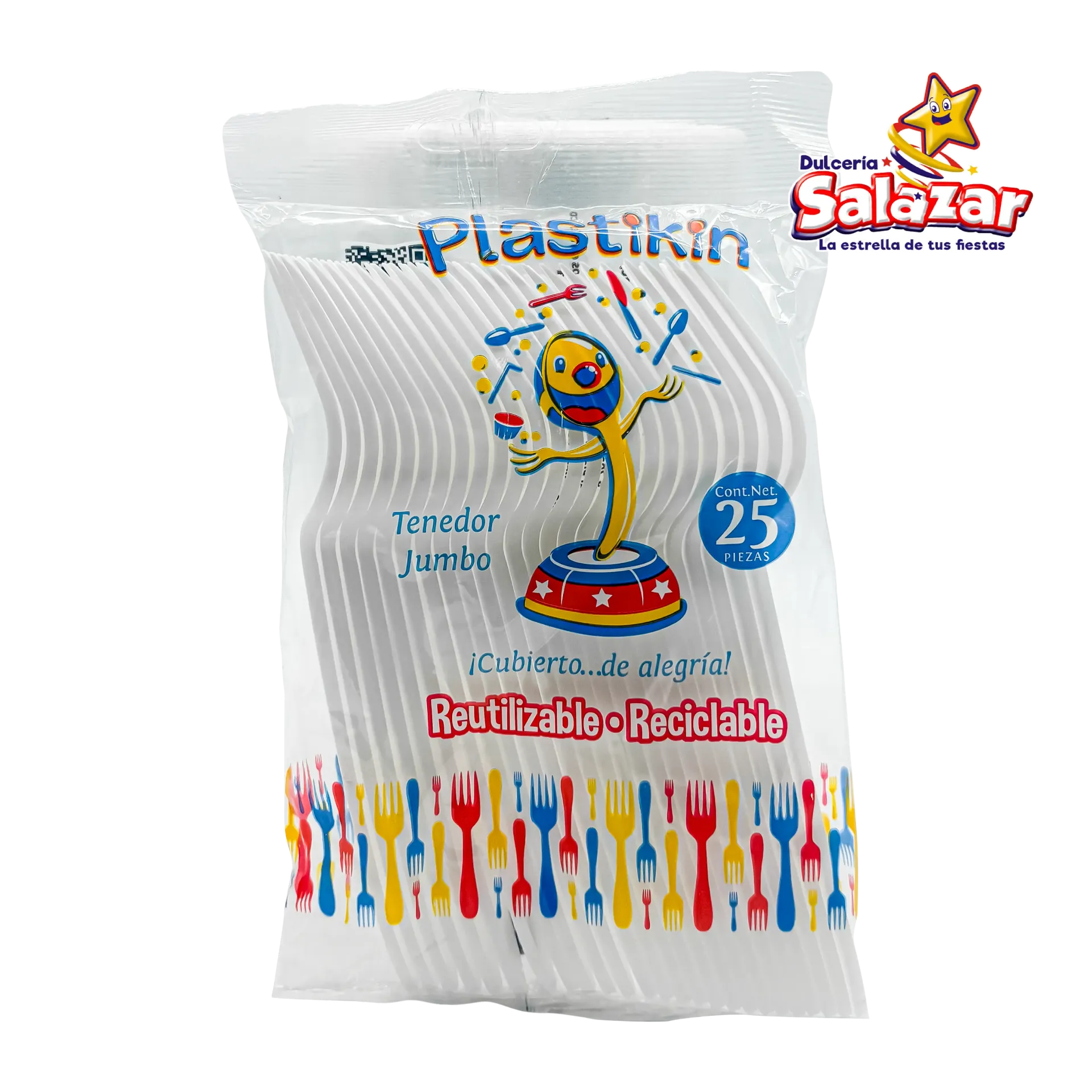 [AYA0060] TENEDOR SOPERO  PLASTIKIN -B.25P- "C/40/25"
