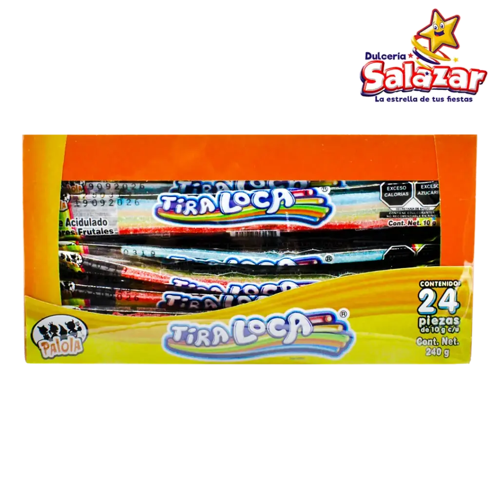 [DEL0425] TIRA LOCA DULCE ACIDULADO DELICIAS -D.240G- "C/18/24"