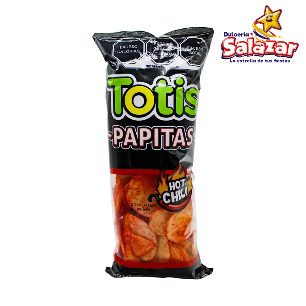 [TOT0106] TOTIS PAPITAS HOT CHILI -B.90GR- "C/40/1"