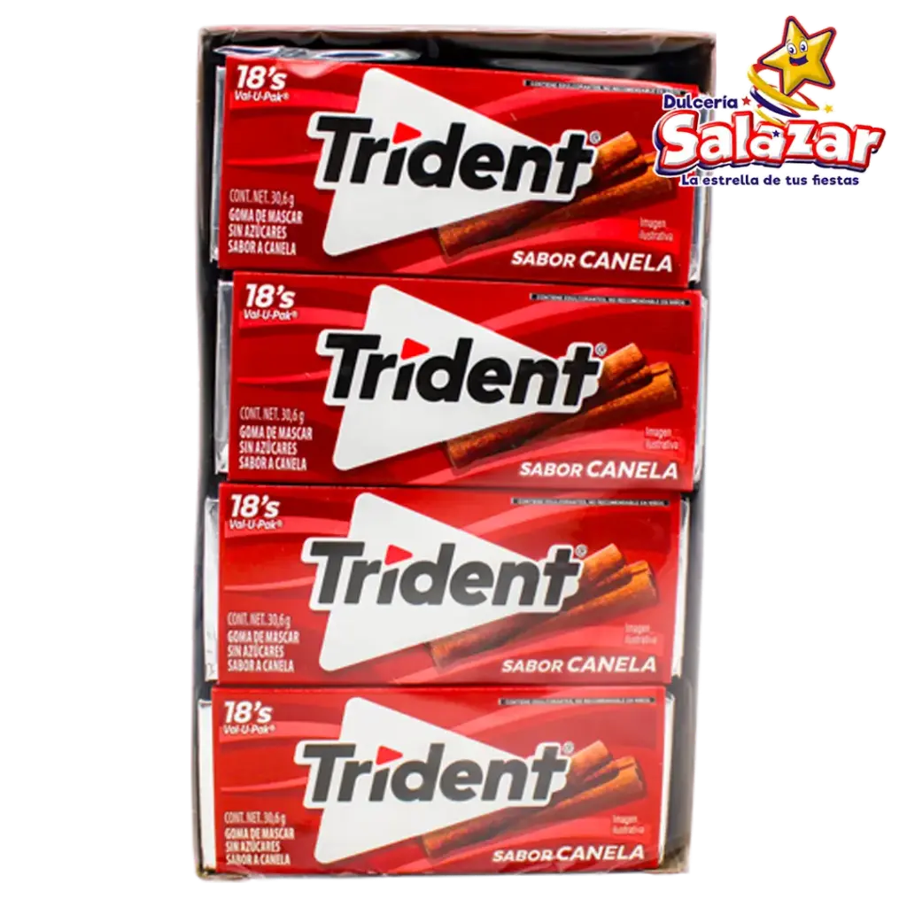 CHICLE TRIDENT VALUPACK CANELA -D.367.2G- "C/12/12"