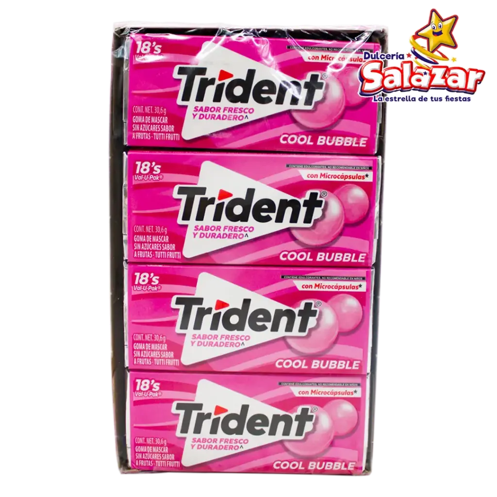 [ADA0155] TRIDENT VALUPACK COOL BUBBLE -D.367.2G- "C/12/12"