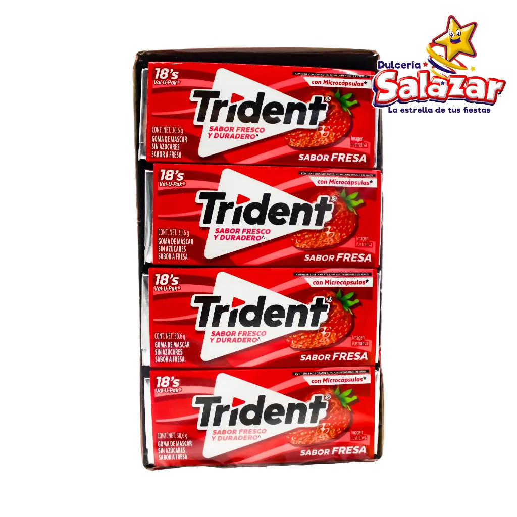 CHICLE TRIDENT VALUPACK FRESA -D.367.2G- "C/12/12"