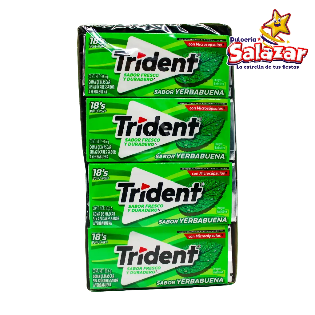 [ADA0127] TRIDENT VALUPACK YERBABUENA -D367.2G- "C/12/12"