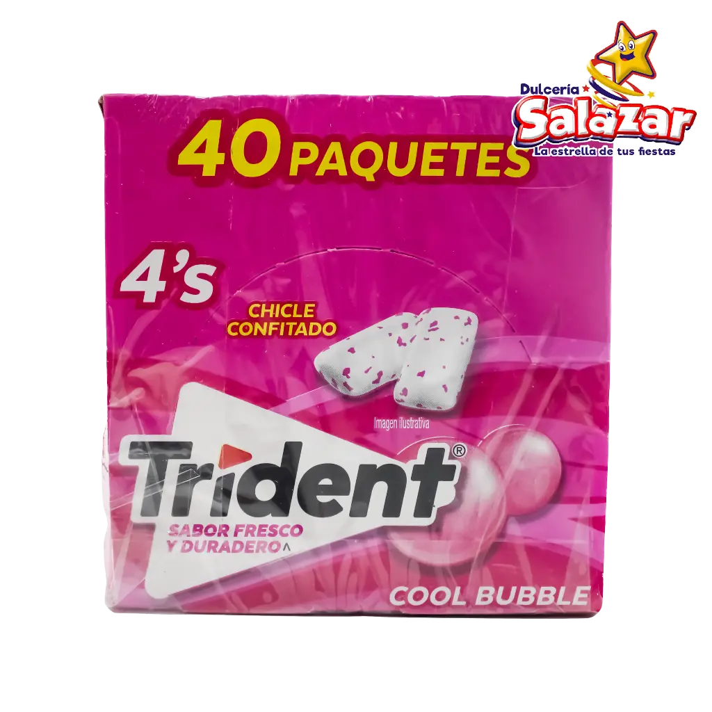 [ADA0008] CHICLE TRIDENT WHITE 4'P SURTIDO -D.208G- "C/40/40"