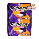 CHICLE TRIDENT X-TWIST UVA/NARANJA -D.133G- "C/24/10"