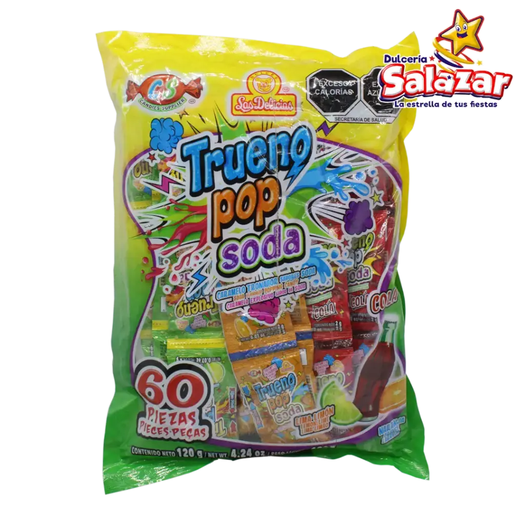 [DEL0432] TRUENO POP SODA DELICIAS "C/18/60"