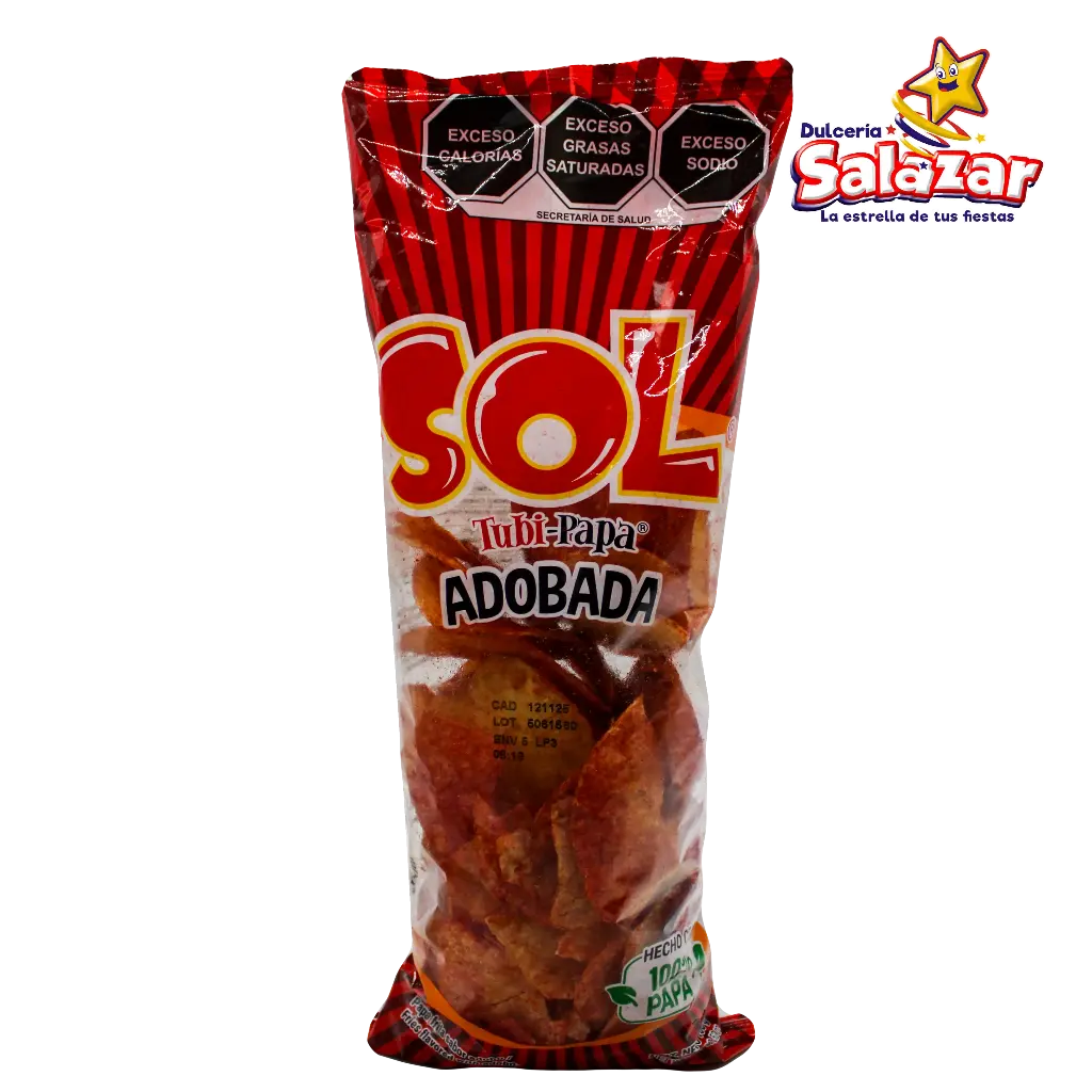 TUBI PAPA ADOBADA SOL -B.100G- "C/40/100G"
