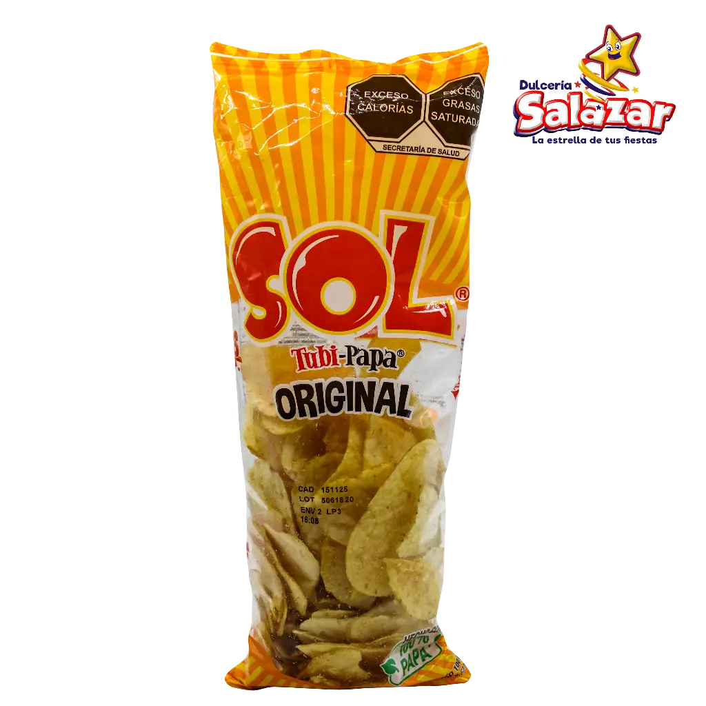 [SOL0050] TUBI PAPA SALADA SOL "C/40/100GR"