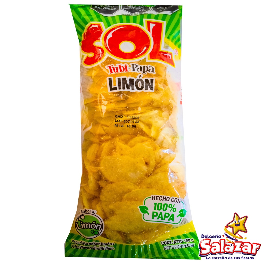 [SOL0014] TUBI-PAPA EXTREMA SOL -B.100GR-  "C/40/100GR"