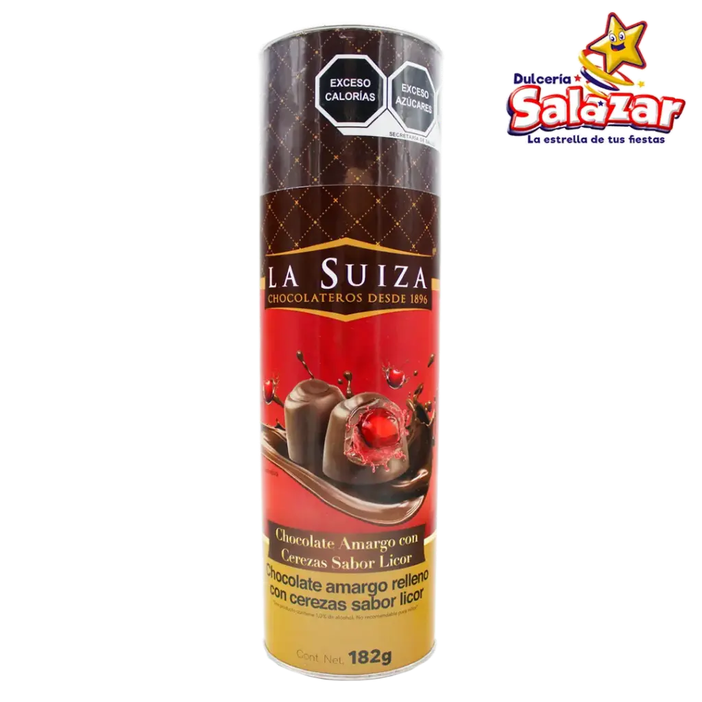 TUBO CEREZA LICOR L SUIZA -LAT.182GR- "C/6/1"